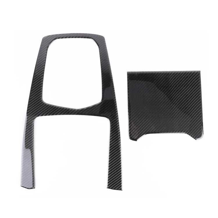 2 PCS Car Carbon Fiber Gear Panel Decorative Sticker for BMW X5 2020 - Car Interior Mouldings by PMC TechLife | Online Shopping South Africa | PMC TechLife | Buy Now Pay Later Mobicred