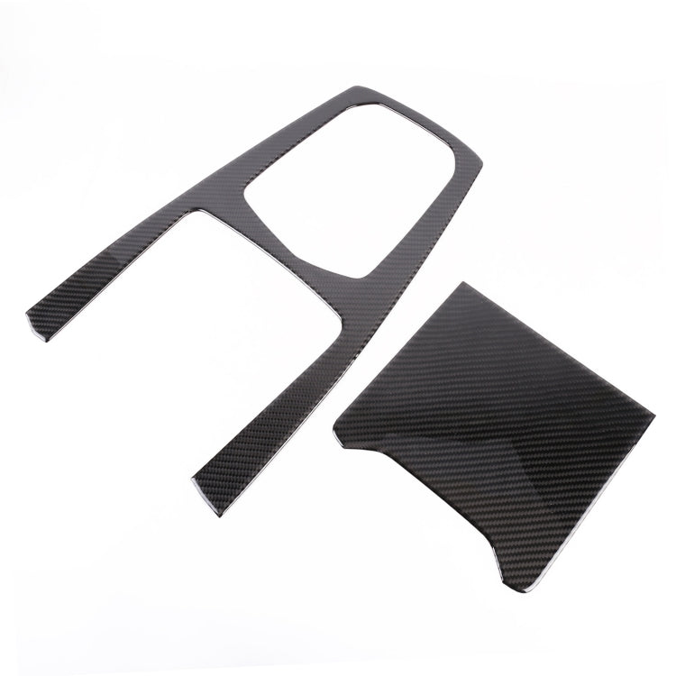 2 PCS Car Carbon Fiber Gear Panel Decorative Sticker for BMW X5 2020 - Car Interior Mouldings by PMC TechLife | Online Shopping South Africa | PMC TechLife | Buy Now Pay Later Mobicred