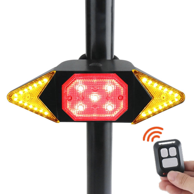USB Rechargeable Bicycle Turn Light Wireless Remote Control Bike Tail Light - Taillights by PMC TechLife | Online Shopping South Africa | PMC TechLife | Buy Now Pay Later Mobicred
