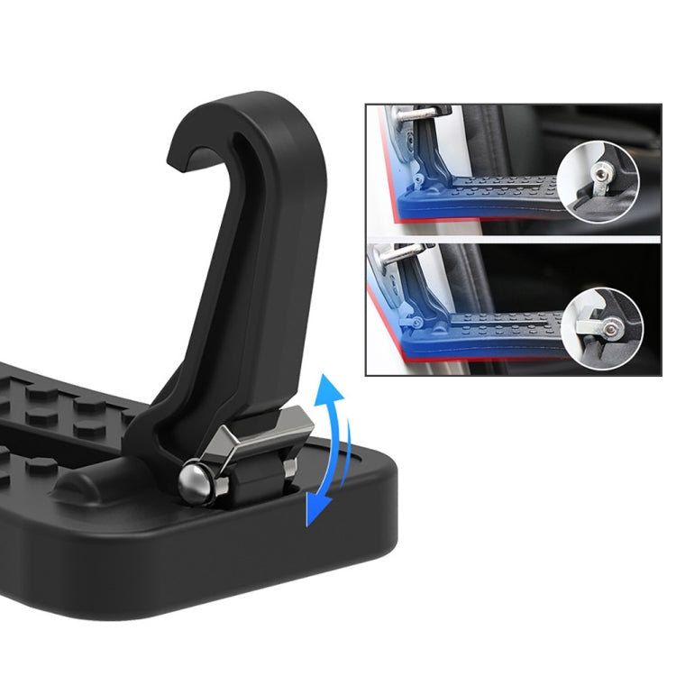 Multi-functional Car Door Sill Step Pedals Pads with Safety Hammer(Black) - Foot Pedal by PMC TechLife | Online Shopping South Africa | PMC TechLife | Buy Now Pay Later Mobicred