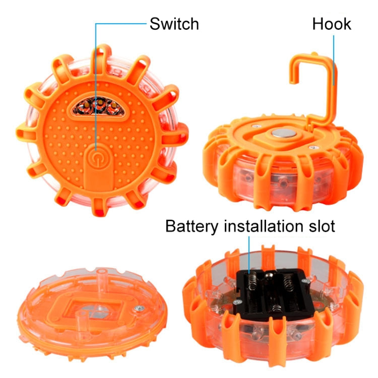 Car Road Emergency Flashing Warning Light LED Rotating Flashing Light - Reflective Material by PMC Jewellery | Online Shopping South Africa | PMC Jewellery