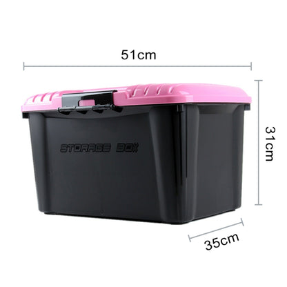 3R-2002 Car / Household Storage Box Sealed Box, Capacity: 40L(Pink) - Stowing Tidying by 3R | Online Shopping South Africa | PMC Jewellery | Buy Now Pay Later Mobicred