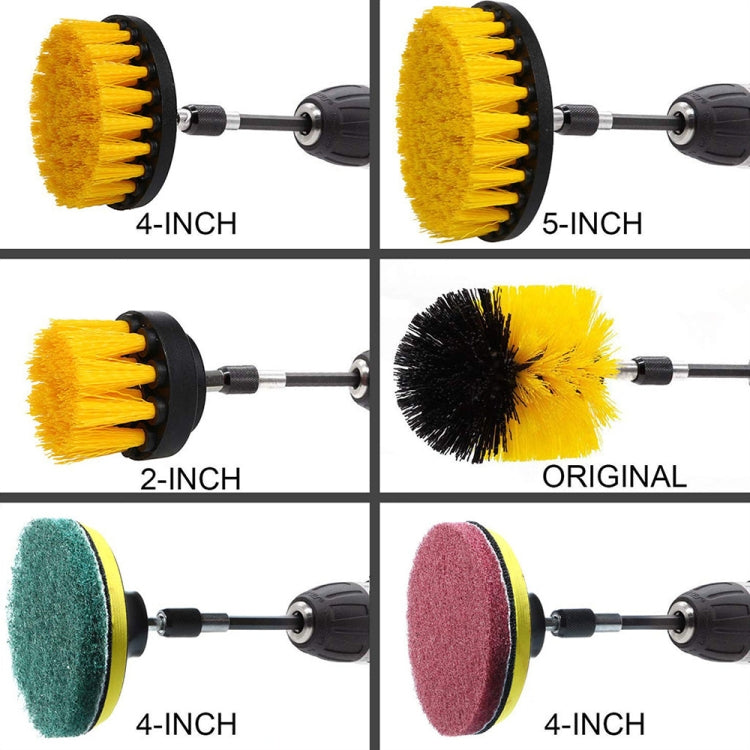 12 in 1 Floor Wall Window Glass Cleaning Descaling Electric Drill Brush Head Set, Random Color Delivery - Sponges, Cloths & Brushes by PMC Jewellery | Online Shopping South Africa | PMC Jewellery | Buy Now Pay Later Mobicred