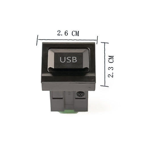 Car Center Console CD Reserved Position Modified 2.6x2.3cm USB Interface Conversion Cable Wiring Harness for Volkswagen / Audi / Skoda, Cable Length: 1m - Car Switches by PMC TechLife | Online Shopping South Africa | PMC TechLife | Buy Now Pay Later Mobicred