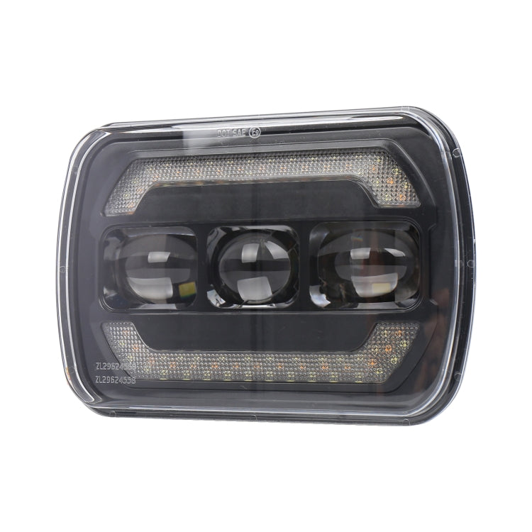 2073S 1 Pair 7 inch Car Square Headlight Work Light - Work Lights by PMC TechLife | Online Shopping South Africa | PMC TechLife | Buy Now Pay Later Mobicred