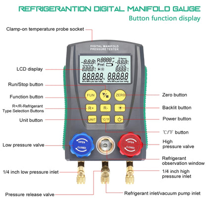 DUOYI DY517 Car Air Conditioning Repair Electronic Refrigerant Meter Air Conditioning Fluoride Meter - Electronic Test by DUOYI | Online Shopping South Africa | PMC Jewellery | Buy Now Pay Later Mobicred