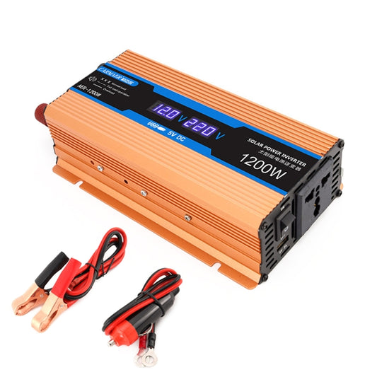 Carmaer Modified Sine Wave 24V to 220V 1200W Car Multi-function Double Digital Display Inverter Household Power Converter - Modified Square Wave by PMC Jewellery | Online Shopping South Africa | PMC Jewellery | Buy Now Pay Later Mobicred