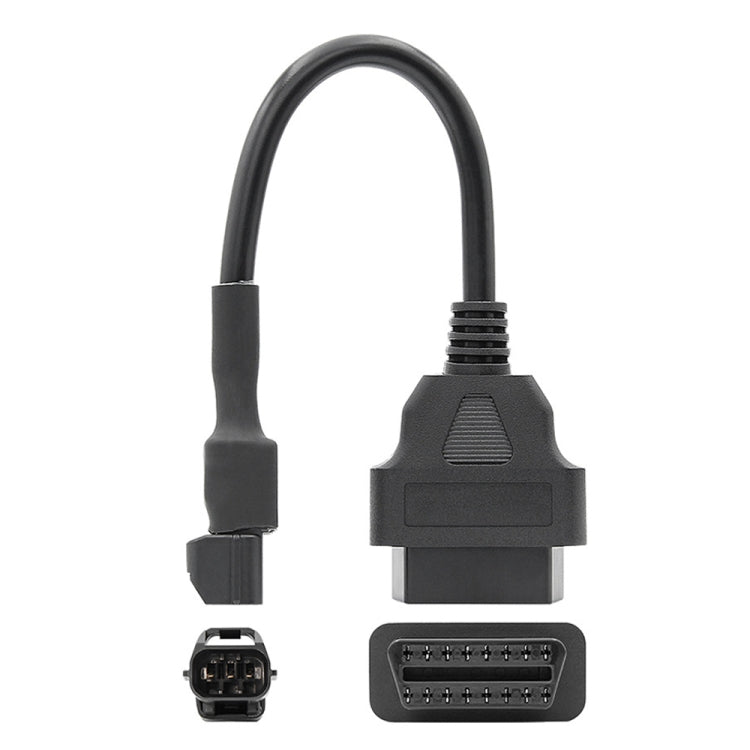 16Pin to 3Pin Motorcycles OBD2 Conversion Cable OBDII Diagnostic Adapter Cable for KYMCO - Cables & Connectors by PMC TechLife | Online Shopping South Africa | PMC TechLife | Buy Now Pay Later Mobicred