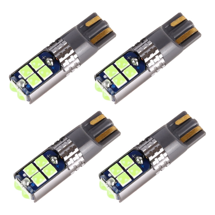 4 PCS T10 DC12V / 2W Car Clearance Light 10LEDs SMD-3030 Lamp Beads (Ice Blue Light) - Clearance Lights by PMC TechLife | Online Shopping South Africa | PMC TechLife | Buy Now Pay Later Mobicred