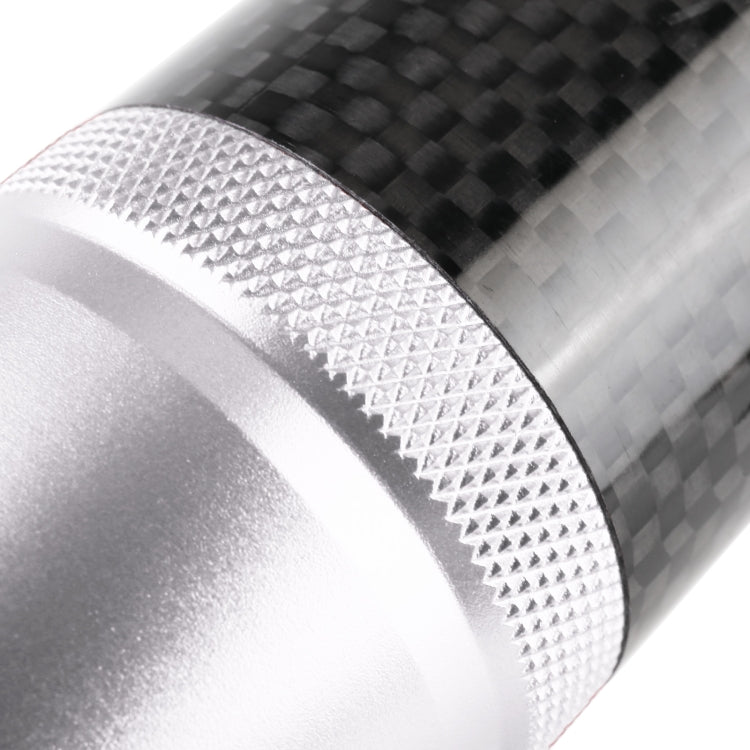 Universal Car Carbon Fiber Metal Gear Shift Knob (Silver) - Shift Knob by PMC TechLife | Online Shopping South Africa | PMC TechLife | Buy Now Pay Later Mobicred