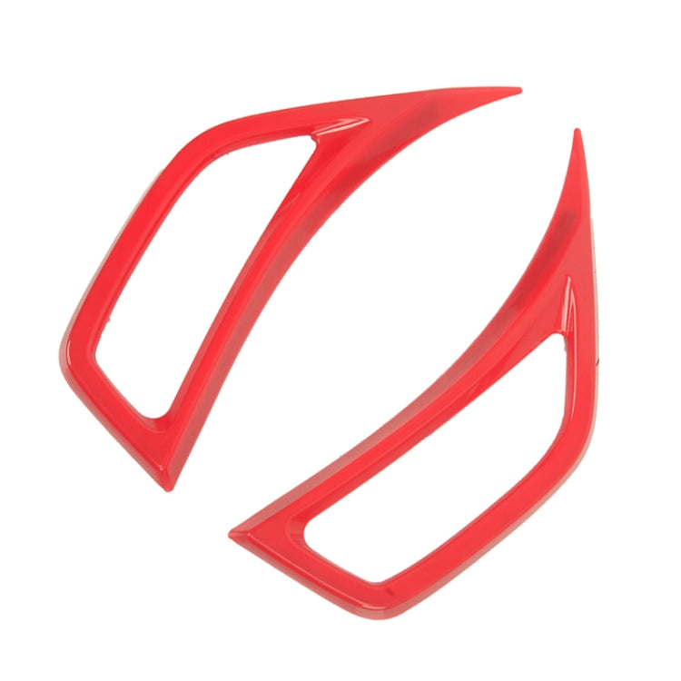 Car Fender Side Air Outlet Decorative Panel for Jeep Wrangler JL 2018-2020 (Red) - Decorative Sticker by PMC TechLife | Online Shopping South Africa | PMC TechLife | Buy Now Pay Later Mobicred