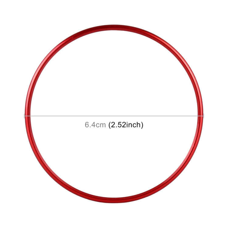 Car Headlight Switch Decorative Ring for Volkswagen Golf (Red) - Decoration Rings by PMC TechLife | Online Shopping South Africa | PMC TechLife | Buy Now Pay Later Mobicred