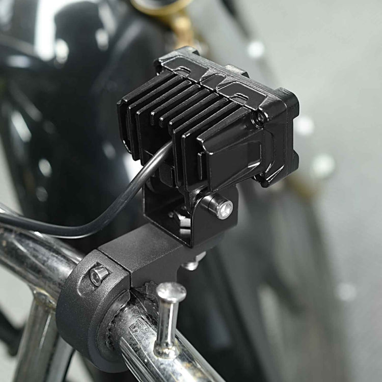 ZH-1583A1 External Waterproof Double Lamp Bead LED Headlight Square Dragon Button Type - LED Headlamps by PMC TechLife | Online Shopping South Africa | PMC TechLife | Buy Now Pay Later Mobicred