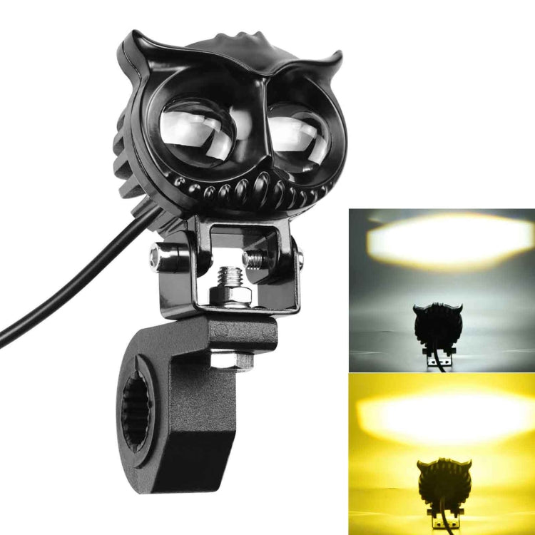 ZH-1584A1 External Waterproof Double Lamp Bead LED Headlight Owl Dragon Button Type - LED Headlamps by PMC Jewellery | Online Shopping South Africa | PMC Jewellery | Buy Now Pay Later Mobicred