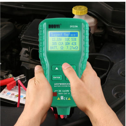 DUOYI DY219A Car 12V / 24V Digital Battery Analyzer Fault Diagnostic Device - Electronic Test by DUOYI | Online Shopping South Africa | PMC Jewellery | Buy Now Pay Later Mobicred