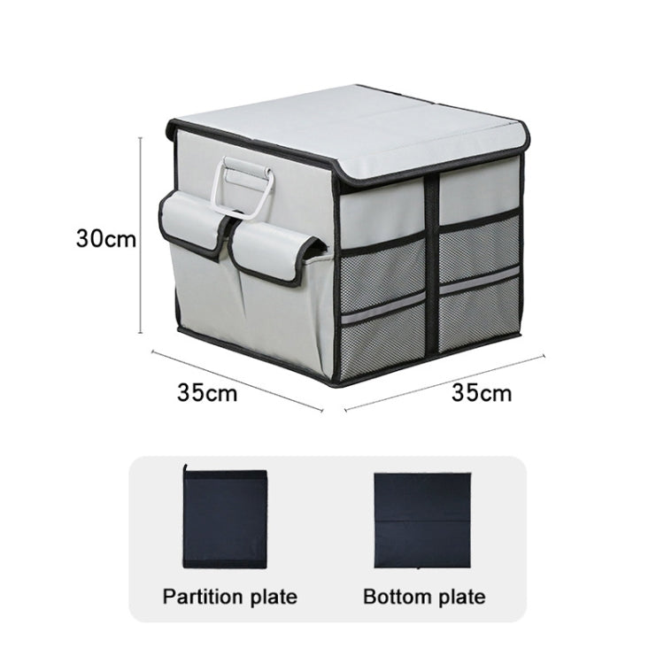 Car Trunk Foldable Storage Box, Capacity: 36L (Grey) - Stowing Tidying by PMC TechLife | Online Shopping South Africa | PMC TechLife | Buy Now Pay Later Mobicred