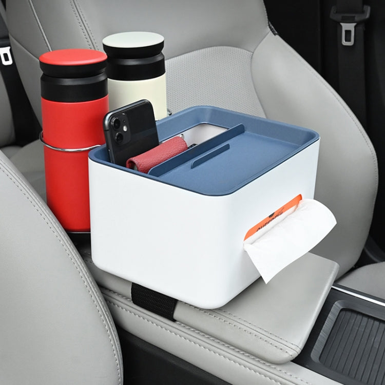 Car Multifunctional Storage Box Water Cup Holder (Blue) - Stowing Tidying by PMc TechLife | Online Shopping South Africa | PMc TechLife | Buy Now Pay Later Mobicred