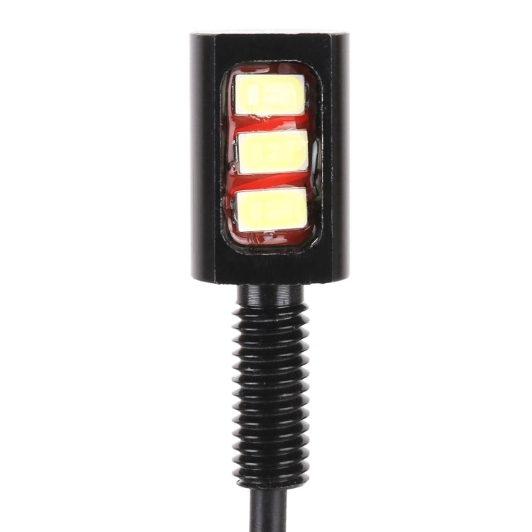 1 Pair DC12V 0.4W 3LEDs SMD-5630 Car / Motorcycle License Plate Light, Cable Length: 27cm (Blue Light) - License Plate Lights by PMC TechLife | Online Shopping South Africa | PMC TechLife | Buy Now Pay Later Mobicred