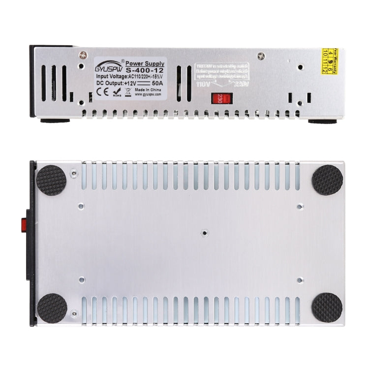 S-400-12 DC12V 400W 33.3A DIY Regulated DC Switching Power Supply Power Step-down Transformer with Clip, US Plug - Step-down Transformer by PMC TechLife | Online Shopping South Africa | PMC TechLife | Buy Now Pay Later Mobicred