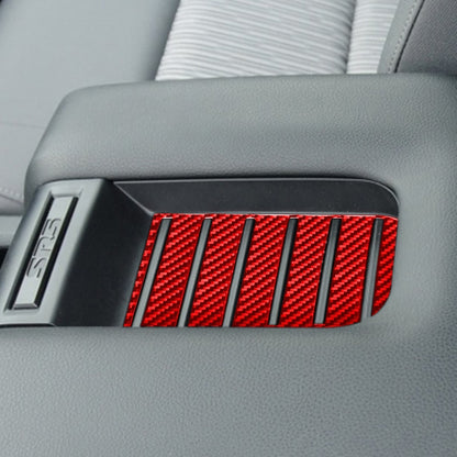 Carbon Fiber Car Armrest Box Slot Pad Decorative Sticker for Toyota Tundra 2014-2018,Left and Right Drive Universal (Red) - Car Interior Mouldings by PMC Jewellery | Online Shopping South Africa | PMC Jewellery | Buy Now Pay Later Mobicred