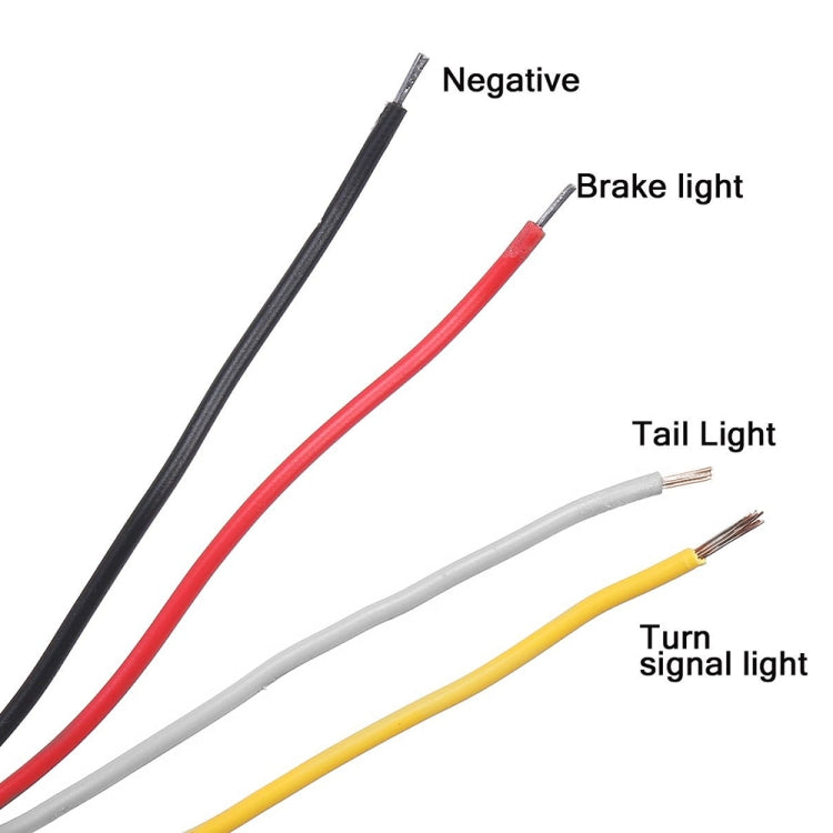 MK-012 20LEDs Dynamic Car Tail Light Signal Lamp Indicator Strobe Flashing Warning Light 12-24V - Clearance Lights by PMC TechLife | Online Shopping South Africa | PMC TechLife | Buy Now Pay Later Mobicred