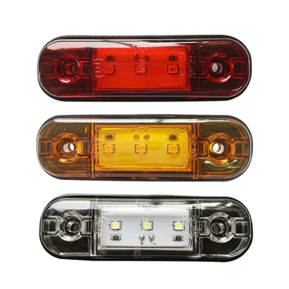 5 PCS MK-327 Car / Truck 3LEDs Side Marker Indicator Light Tail Light (Yellow Light) - Clearance Lights by PMC Jewellery | Online Shopping South Africa | PMC Jewellery | Buy Now Pay Later Mobicred