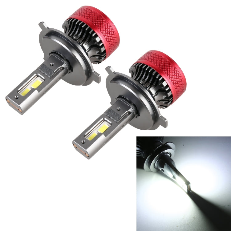 1 Pair H4 DC12V 65W 6000K 6500LM LED Car Headlights - Work Lights by PMC Jewellery | Online Shopping South Africa | PMC Jewellery | Buy Now Pay Later Mobicred