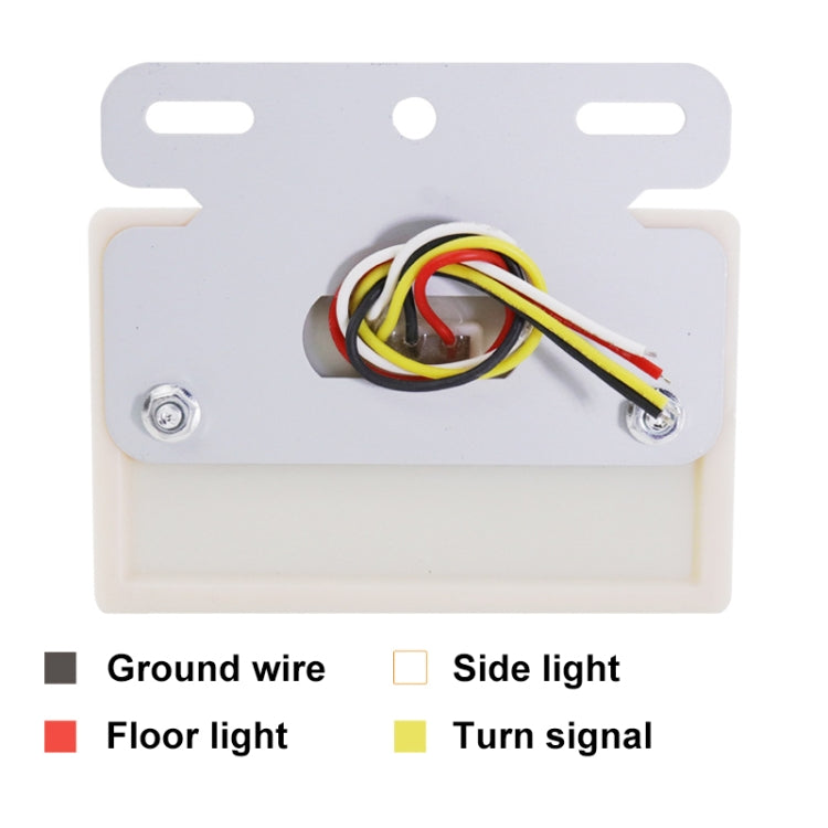 4 PCS ZS-6001 DC24V Car / Truck Side Marker Indicator Lights Bulb Lamp (Colorful Light) - Clearance Lights by PMC Jewellery | Online Shopping South Africa | PMC Jewellery | Buy Now Pay Later Mobicred