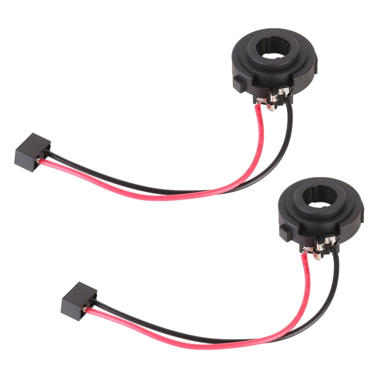 1 Pair TK-114B Car H7 Lamp Holder Socket with Cable - Wires by PMC Jewellery | Online Shopping South Africa | PMC Jewellery | Buy Now Pay Later Mobicred