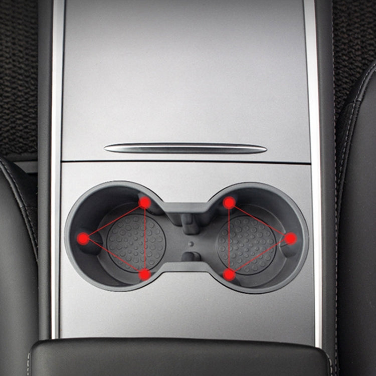 SHUNWEI SD-1054 Car Water Cup Holder for Tesla Model 3 / Y 2021-2022(Grey) - free shipping - PMC TechLife - Order now!