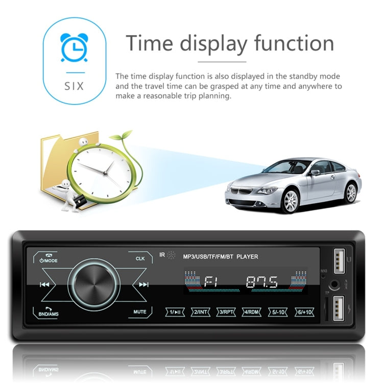 M10 12V Car Radio Receiver MP3 Player, Support Bluetooth Hand-free Calling / FM / USB / SD Card - Car MP3 & MP4 & MP5 by PMC Jewellery | Online Shopping South Africa | PMC Jewellery | Buy Now Pay Later Mobicred