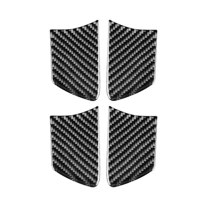 Car Carbon Fiber Inside Door Bowl Decorative Sticker for Toyota Highlander 2014-2019, Left Drive - Car Interior Mouldings by PMC Jewellery | Online Shopping South Africa | PMC Jewellery | Buy Now Pay Later Mobicred