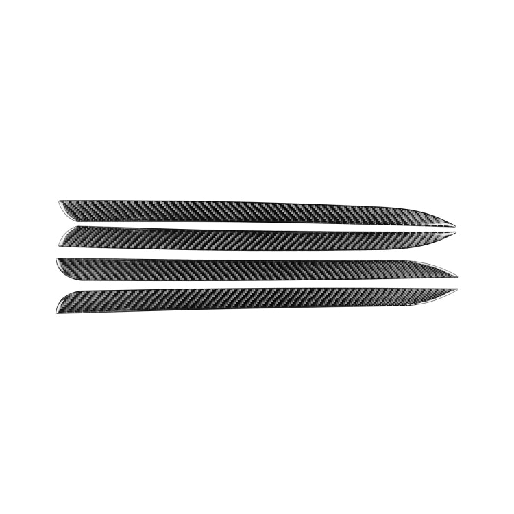 Car Carbon Fiber Door Trim Decorative Strip for Toyota Highlander 2014-2019, Left Drive - Car Interior Mouldings by PMC Jewellery | Online Shopping South Africa | PMC Jewellery | Buy Now Pay Later Mobicred