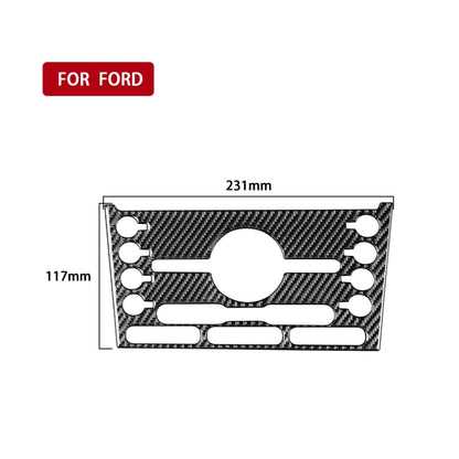 Car Carbon Fiber Air Conditioning Panel Decorative Sticker for Ford Explorer 2016-2019, Left Drive - Car Interior Mouldings by PMC Jewellery | Online Shopping South Africa | PMC Jewellery | Buy Now Pay Later Mobicred