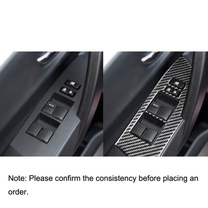 Car Carbon Fiber Window Lift Decorative Sticker for Toyota Corolla / Levin 2014-2018, Left Drive - Car Interior Mouldings by PMC Jewellery | Online Shopping South Africa | PMC Jewellery | Buy Now Pay Later Mobicred