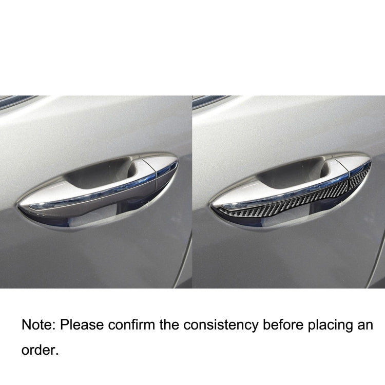 Car Carbon Fiber Door Outside Handle Decorative Sticker for Toyota Corolla / Levin 2014-2018, Left and Right Drive Universal - Car Interior Mouldings by PMC Jewellery | Online Shopping South Africa | PMC Jewellery | Buy Now Pay Later Mobicred