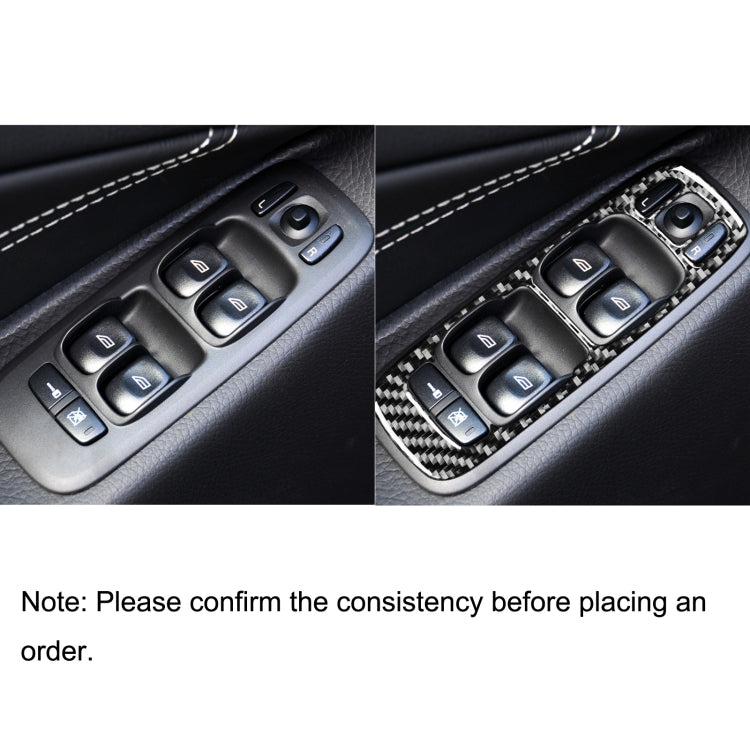 4 in 1 Car Carbon Fiber Door Set B Decorative Sticker for Volvo XC90 2003-2014, Left Drive - Car Interior Mouldings by PMC Jewellery | Online Shopping South Africa | PMC Jewellery | Buy Now Pay Later Mobicred