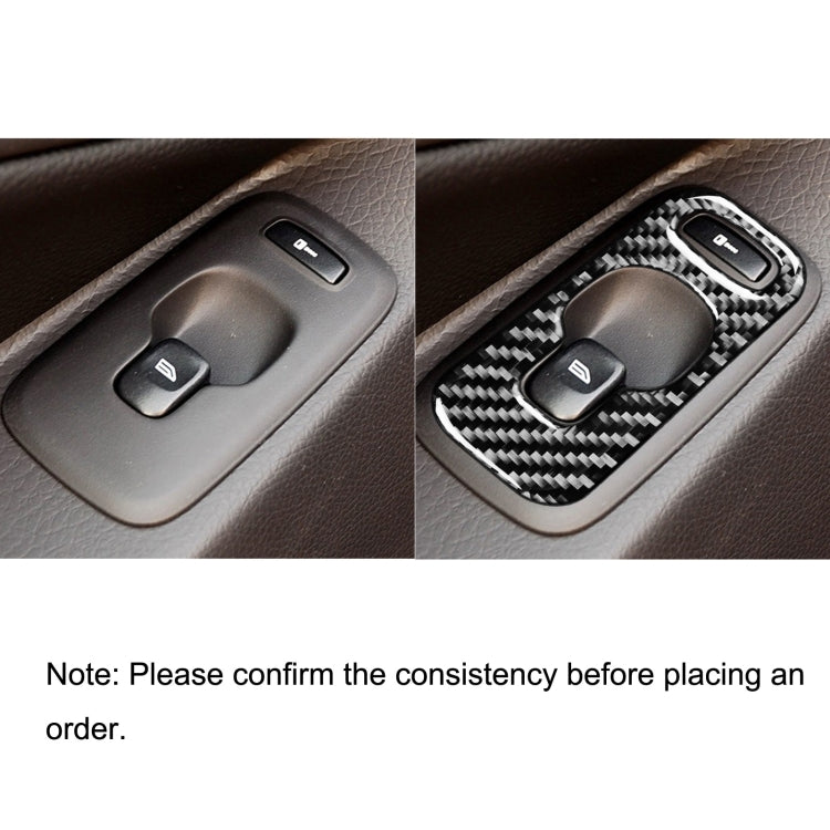 Car Carbon Fiber Window Lift A Decorative Sticker for Volvo XC90 2003-2007, Right Drive - Car Interior Mouldings by PMC Jewellery | Online Shopping South Africa | PMC Jewellery | Buy Now Pay Later Mobicred