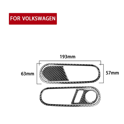 Car Carbon Fiber Door Inside Handle Decorative Sticker for Volkswagen Beetle 2012-2019, Left Drive - Car Interior Mouldings by PMC Jewellery | Online Shopping South Africa | PMC Jewellery | Buy Now Pay Later Mobicred