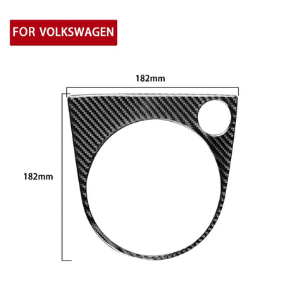 Car Carbon Fiber Gear Panel Frame A Decorative Sticker for Volkswagen Beetle 2012-2019, Left and Right Drive Universal - Car Interior Mouldings by PMC Jewellery | Online Shopping South Africa | PMC Jewellery | Buy Now Pay Later Mobicred