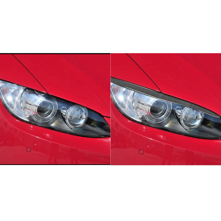 2 PCS / Set Carbon Fiber Car Lamp Eyebrow Decorative Sticker for BMW E92 / E93 2006-2012, Drop Glue Version - Lamp Decoration by PMC TechLife | Online Shopping South Africa | PMC TechLife | Buy Now Pay Later Mobicred