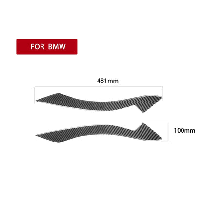 2 PCS / Set Carbon Fiber Car Lamp Eyebrow Decorative Sticker for BMW Z4 / E89 2009-2015, Drop Glue Version - Lamp Decoration by PMC Jewellery | Online Shopping South Africa | PMC Jewellery | Buy Now Pay Later Mobicred