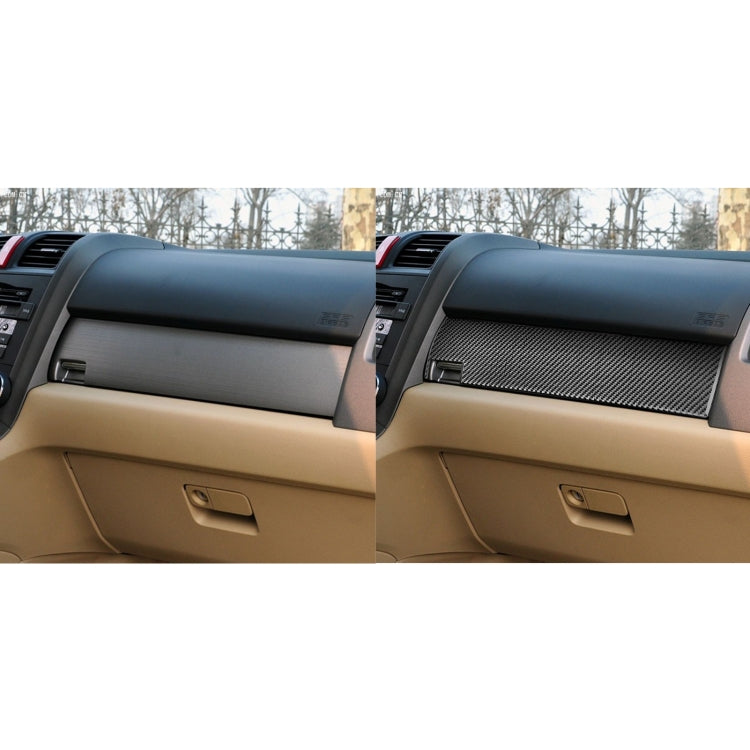 Carbon Fiber Car Co-pilot Glove Box Panel Decorative Sticker for Honda CRV 2007-2011,Left Drive - Car Interior Mouldings by PMC Jewellery | Online Shopping South Africa | PMC Jewellery | Buy Now Pay Later Mobicred