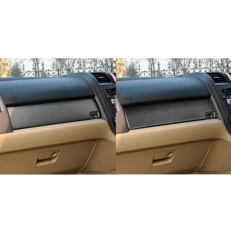 Carbon Fiber Car Co-pilot Glove Box Panel Decorative Sticker for Honda CRV 2007-2011,Right Drive - Car Interior Mouldings by PMC Jewellery | Online Shopping South Africa | PMC Jewellery | Buy Now Pay Later Mobicred