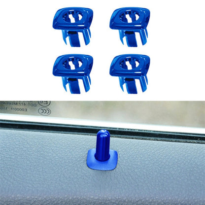 For BMW 5 Series 2011-2017 4 in 1 Car Interior Door Window Trim Panel Locking Knob Button Cover 5142 9171 769 (Blue) - Booster Cable & Clip by PMC Jewellery | Online Shopping South Africa | PMC Jewellery | Buy Now Pay Later Mobicred