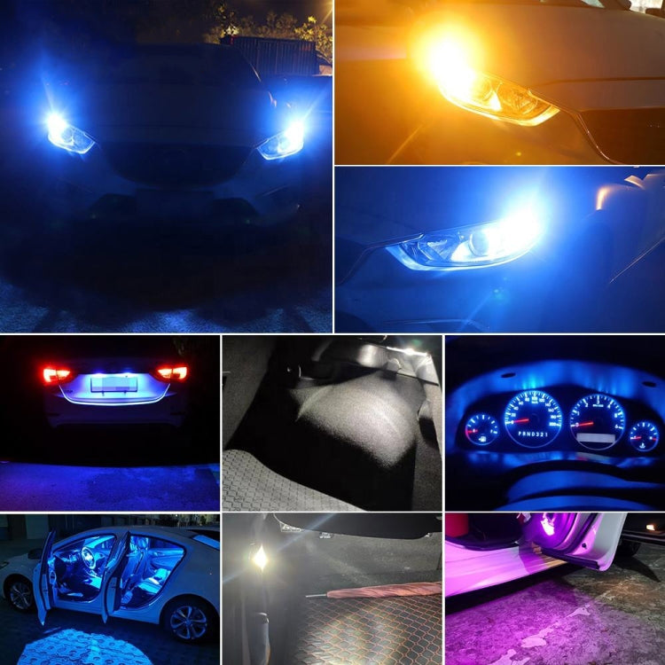 4pcs T10 DC12V /  0.84W / 0.07A / 150LM Car Clearance Light 5LEDs SMD-3030 Lamp Beads with lens (Blue Light) - Clearance Lights by PMC Jewellery | Online Shopping South Africa | PMC Jewellery | Buy Now Pay Later Mobicred