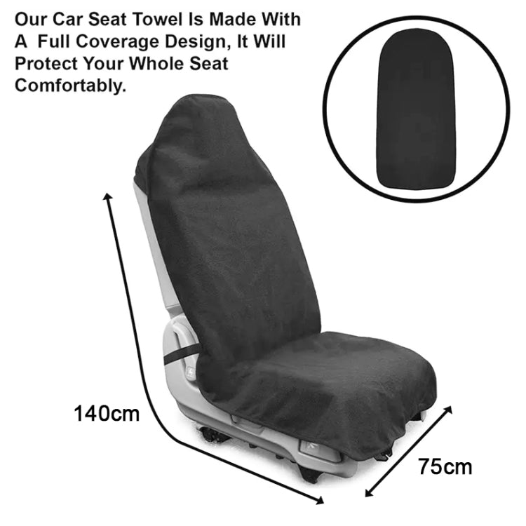 Car Universal Waterproof Anti-skid Seat Cover (White) - Seat Accessories by PMC TechLife | Online Shopping South Africa | PMC TechLife | Buy Now Pay Later Mobicred