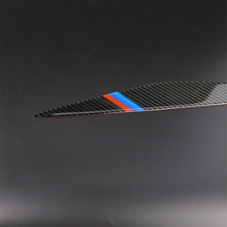 Three Color Carbon Fiber Car Lamp Eyebrow Decorative Sticker for BMW 5 Series F10 2010-2013 - Lamp Decoration by PMC Jewellery | Online Shopping South Africa | PMC Jewellery | Buy Now Pay Later Mobicred