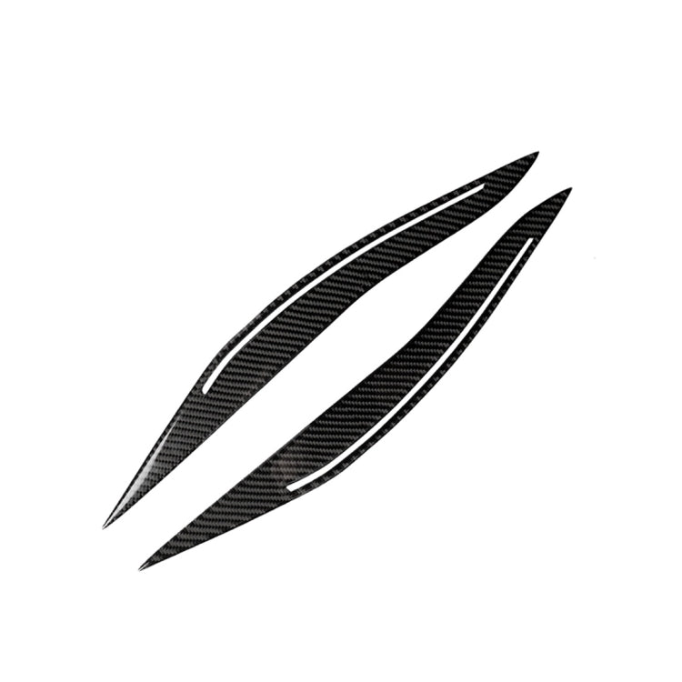 Carbon Fiber Car Lamp Eyebrow Decorative Sticker for BMW 5 Series F10 2014-2016 - Lamp Decoration by PMC Jewellery | Online Shopping South Africa | PMC Jewellery | Buy Now Pay Later Mobicred