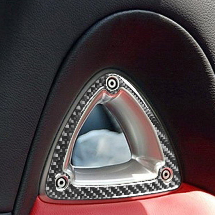 Car Carbon Fiber Seat Headrest Decorative Sticker for Mazda RX8 2004-2008, Left and Right Drive Universal - Car Interior Mouldings by PMC Jewellery | Online Shopping South Africa | PMC Jewellery | Buy Now Pay Later Mobicred